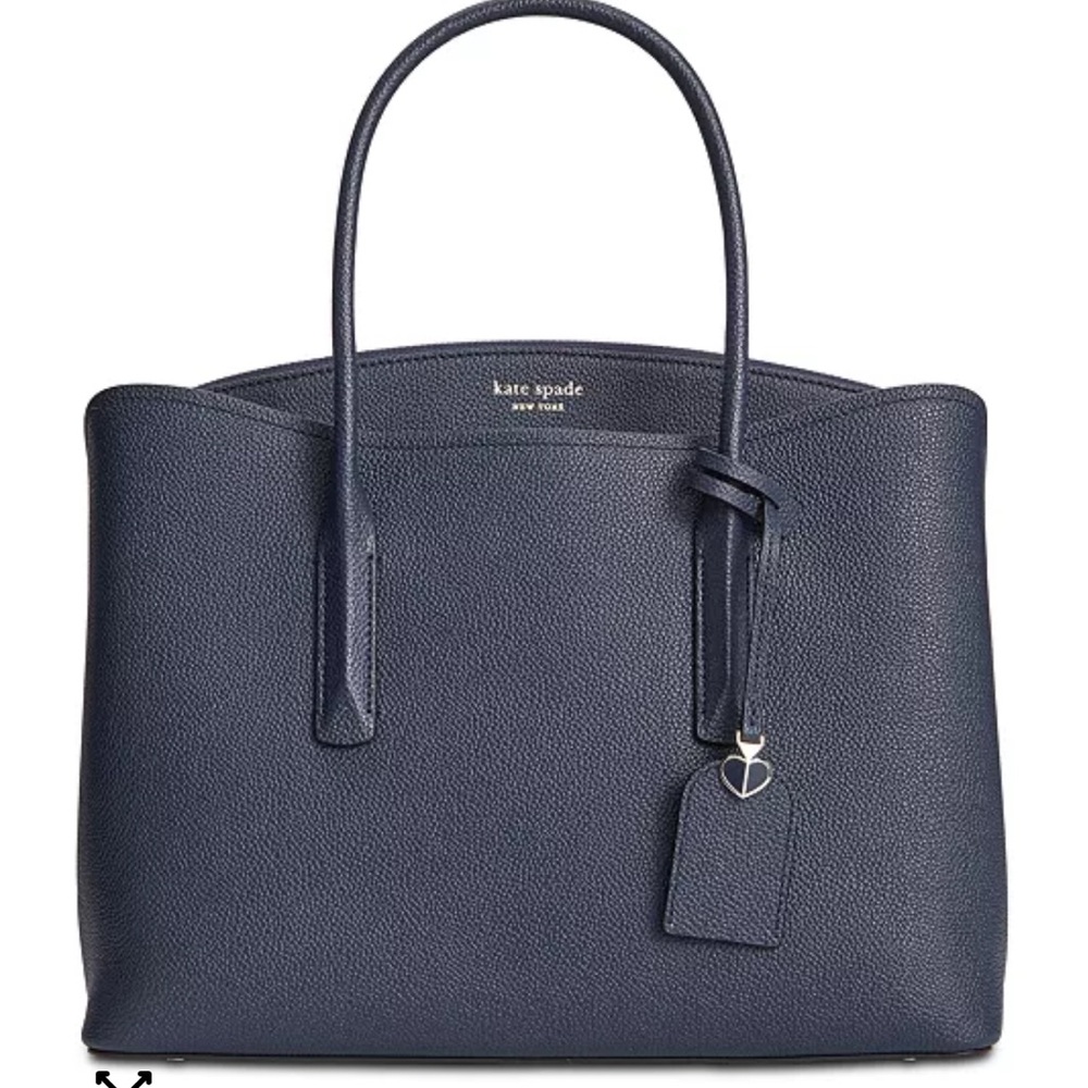 Kate Spade Margaux Large Navy Blue Tote Bag